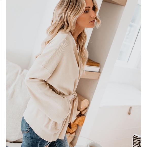 ADYSON Tie Front Cardigan - Picture 3 of 8